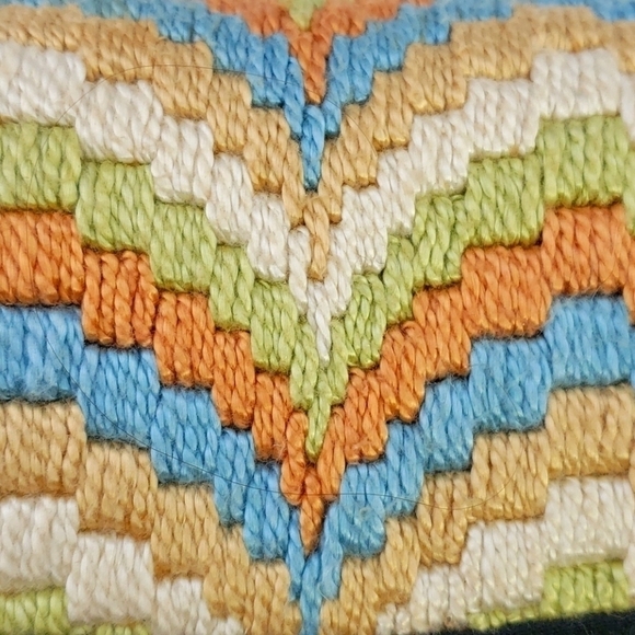 Vtg Embroidered Mini Shoulder Bag VGU - Picture 7 of 12